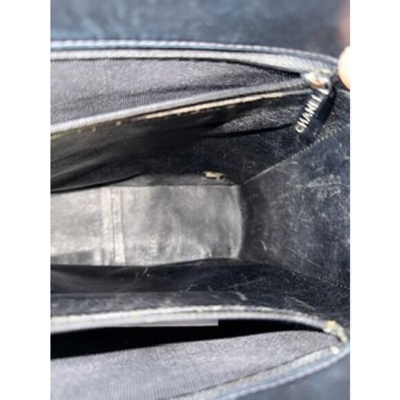 CHANEL CHOCOLATE BAR COCO CHANEL PATENT TOTE*Hologram*ENTRUPY - Picture 7 of 13